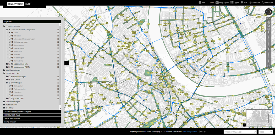 BINARYCUBE GMBH - Rüchligweg 55 - 4125 Riehen – Basel  - Schweiz // Vollumfängliche Informatiklösungen / ERP / CRM / Applikationen / Datenbanken / Konzeptionierung / Gesamt-Koordinationen / Erhaltungsplanung / Ingenieurwesen / Netzwerk / Software-Entwicklung / Schulungen / Projektportfolio / Infrastruktur-Koordination / GIS / Schnittstellen und weiteres