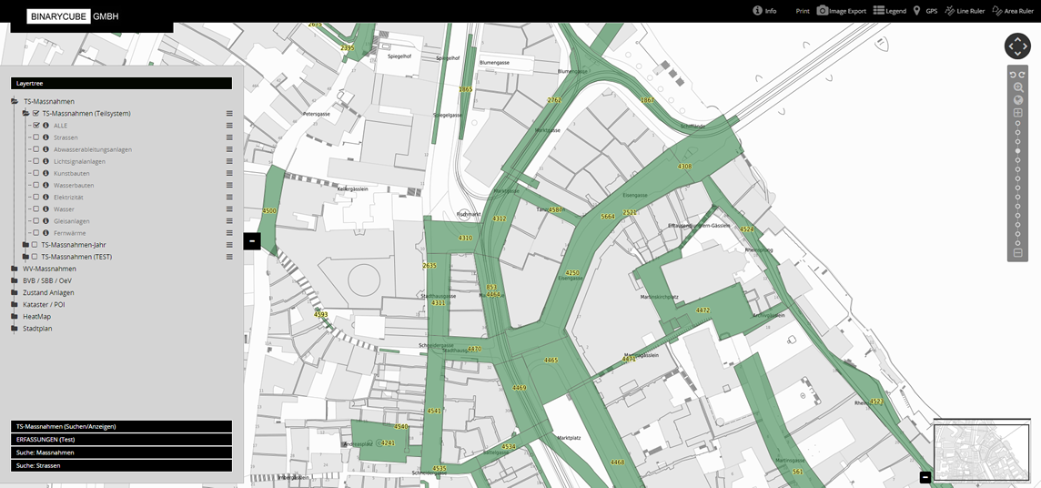 BINARYCUBE GMBH - Rüchligweg 55 - 4125 Riehen – Basel  - Schweiz // Vollumfängliche Informatiklösungen / ERP / CRM / Applikationen / Datenbanken / Konzeptionierung / Gesamt-Koordinationen / Erhaltungsplanung / Ingenieurwesen / Netzwerk / Software-Entwicklung / Schulungen / Projektportfolio / Infrastruktur-Koordination / GIS / Schnittstellen und weiteres