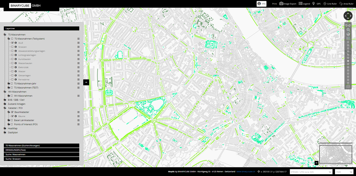 BINARYCUBE GMBH - Rüchligweg 55 - 4125 Riehen – Basel  - Schweiz // Vollumfängliche Informatiklösungen / ERP / CRM / Applikationen / Datenbanken / Konzeptionierung / Gesamt-Koordinationen / Erhaltungsplanung / Ingenieurwesen / Netzwerk / Software-Entwicklung / Schulungen / Projektportfolio / Infrastruktur-Koordination / GIS / Schnittstellen und weiteres