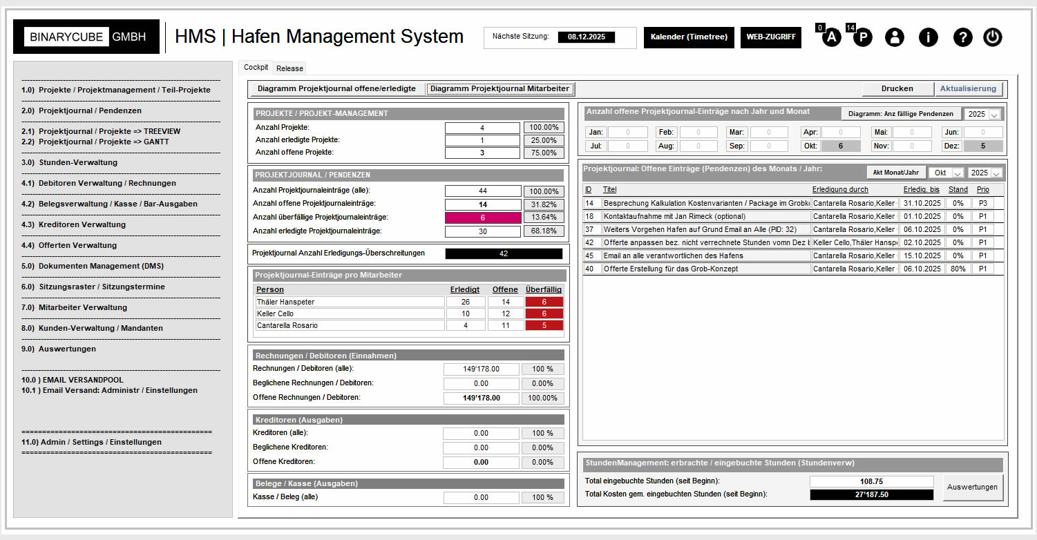 BINARYCUBE GMBH - Rüchligweg 55 - 4125 Riehen – Basel  - Schweiz // Vollumfängliche Informatiklösungen / ERP / CRM / Applikationen / Datenbanken / Konzeptionierung / Gesamt-Koordinationen / Erhaltungsplanung / Ingenieurwesen / Netzwerk / Software-Entwicklung / Schulungen / Projektportfolio / Infrastruktur-Koordination / GIS / Schnittstellen und weiteres