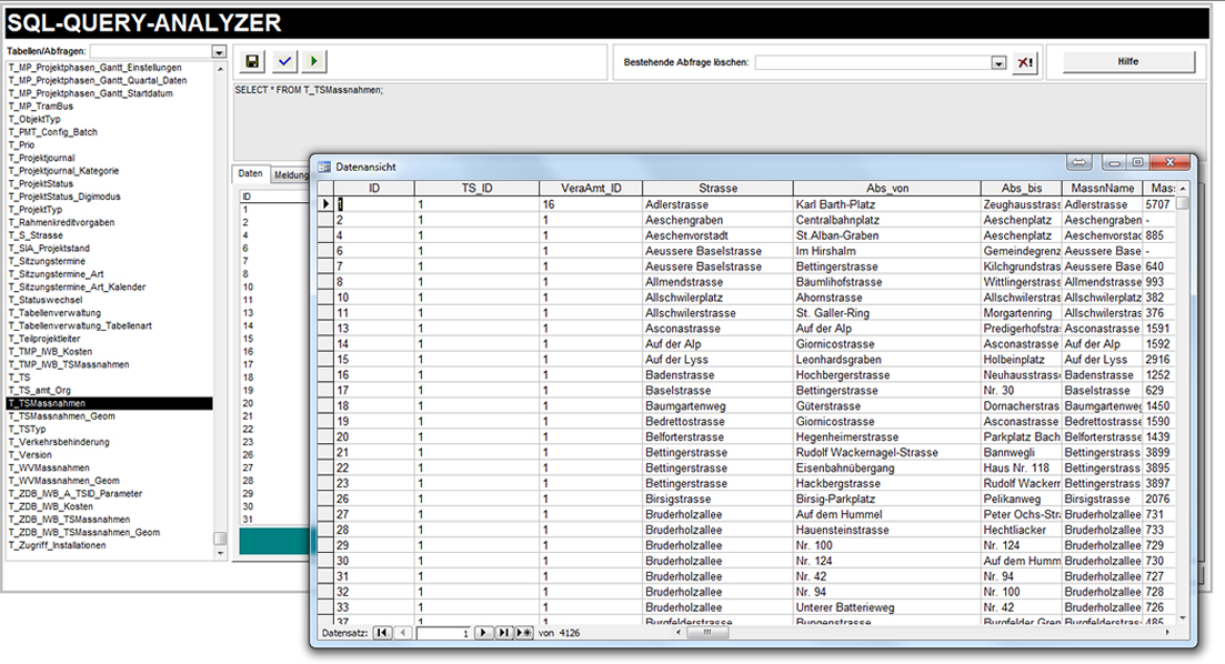 BINARYCUBE GMBH - Rüchligweg 55 - 4125 Riehen – Basel  - Schweiz // Vollumfängliche Informatiklösungen / ERP / CRM / Applikationen / Datenbanken / Konzeptionierung / Gesamt-Koordinationen / Erhaltungsplanung / Ingenieurwesen / Netzwerk / Software-Entwicklung / Schulungen / Projektportfolio / Infrastruktur-Koordination / GIS / Schnittstellen und weiteres
